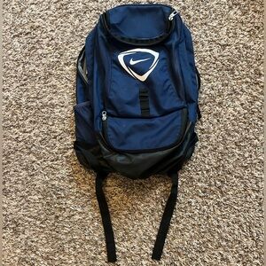 Nike Navy and Black Soccer Ball Storing Backpack